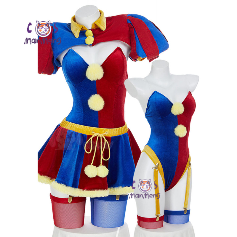 Anime Cosplay Male - Anime Amazing joker Girl Digital Circus