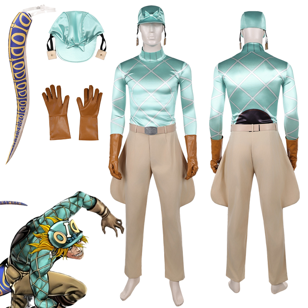 Anime Cosplay Outfits Male - Anime Bizarre Adventure Steel Ball Run