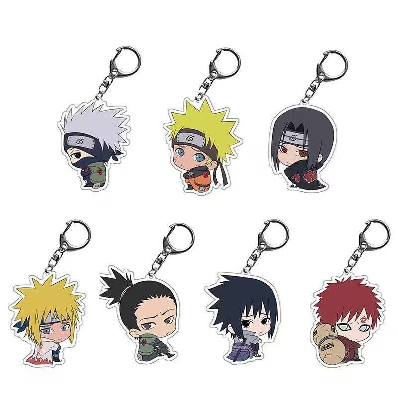 Anime Cosplay Naruto - NARUTO chibi cartoon cute acrylic keychain