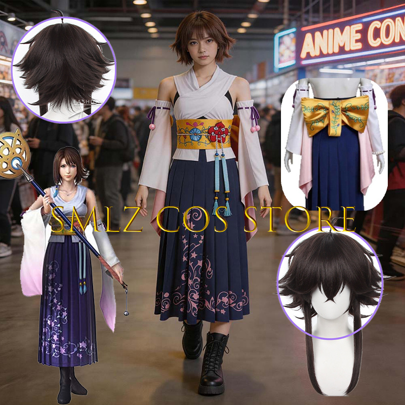 Anime Cosplay For Halloween - Smlz FFX Yuna Cosplay Anime FF10