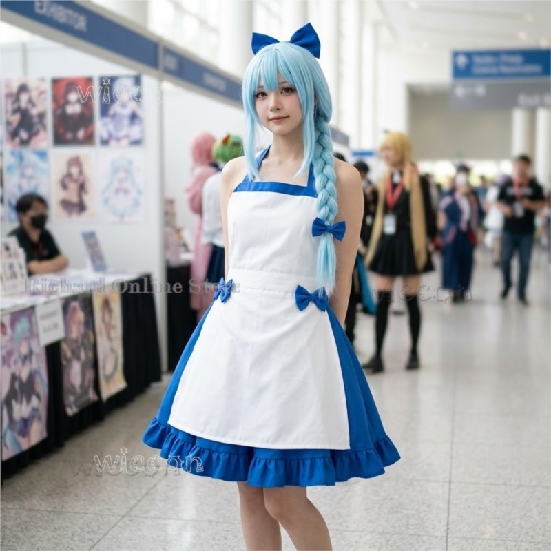 Zenos Anime Cosplay - Zeno Ushirono Natsu Blue White Loli