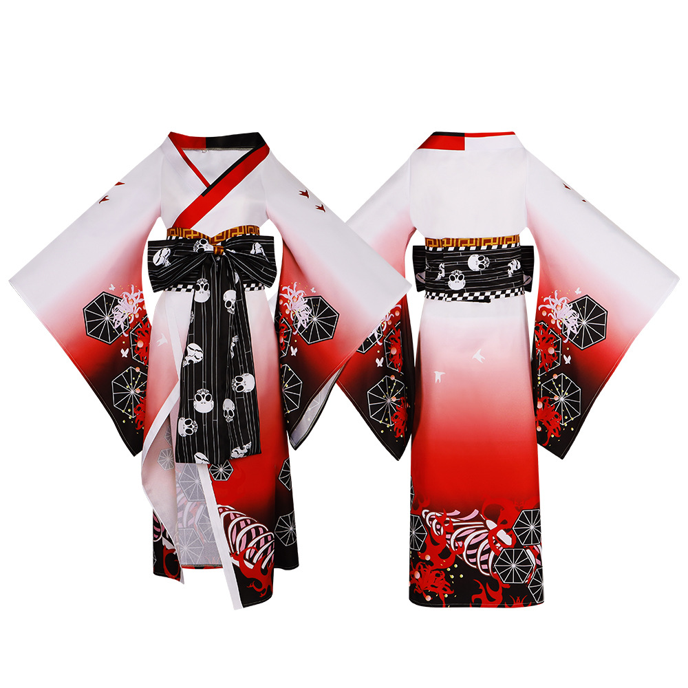 Anime Cosplay Makima - Chainsaw Man Hyakkiyakou Kimono Cosplay Costume