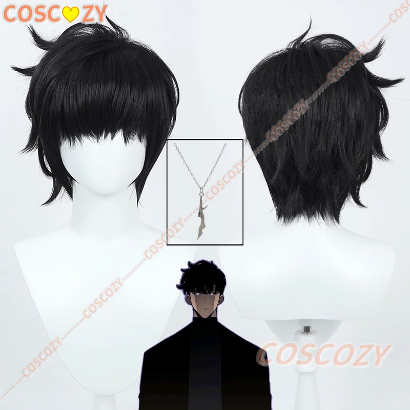 Cosplay Anime Solo - Sung Jinwoo Cosplay Wig from Anime