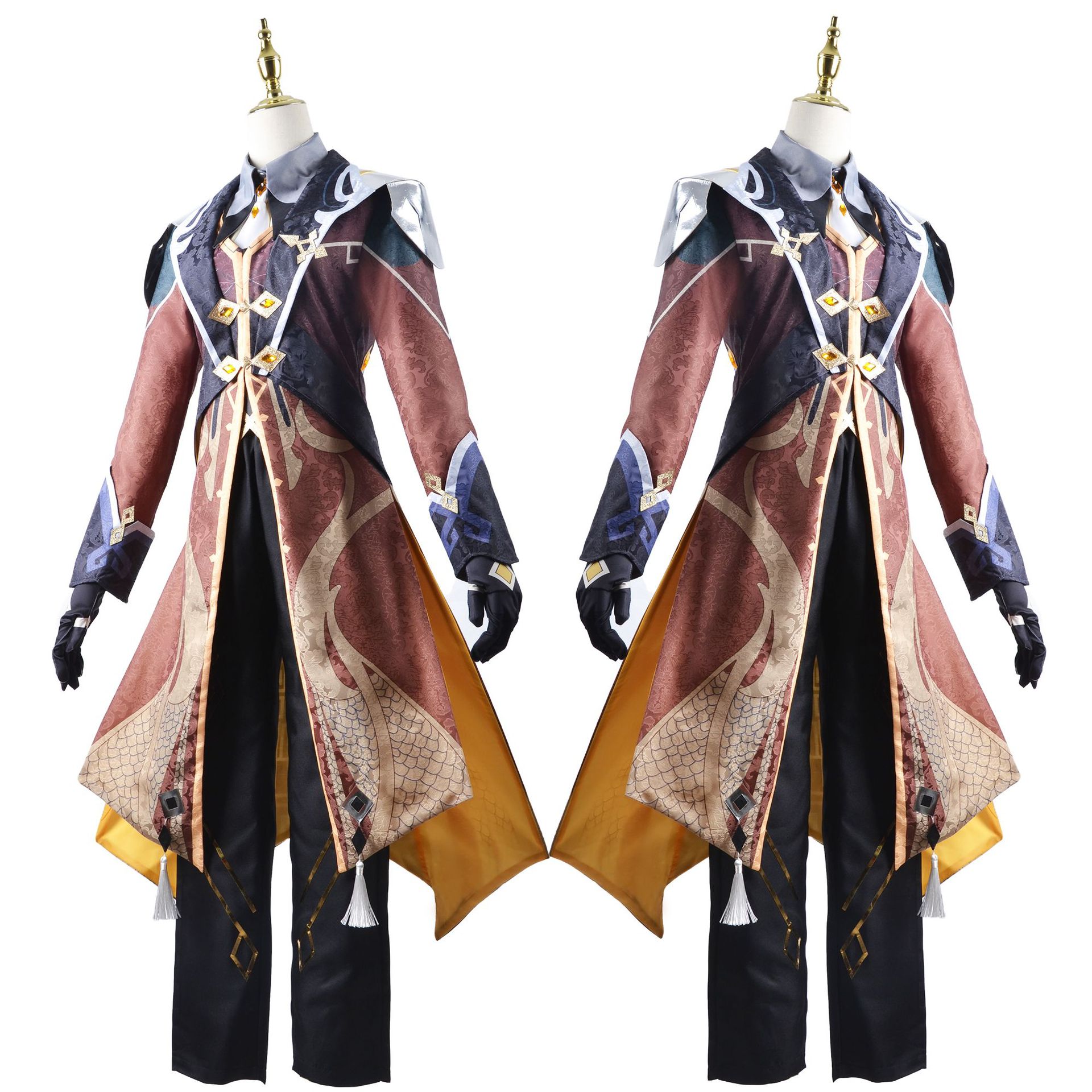 Anime Cosplay Outfits Male - Genshin Impact Cosplay Costume Set For