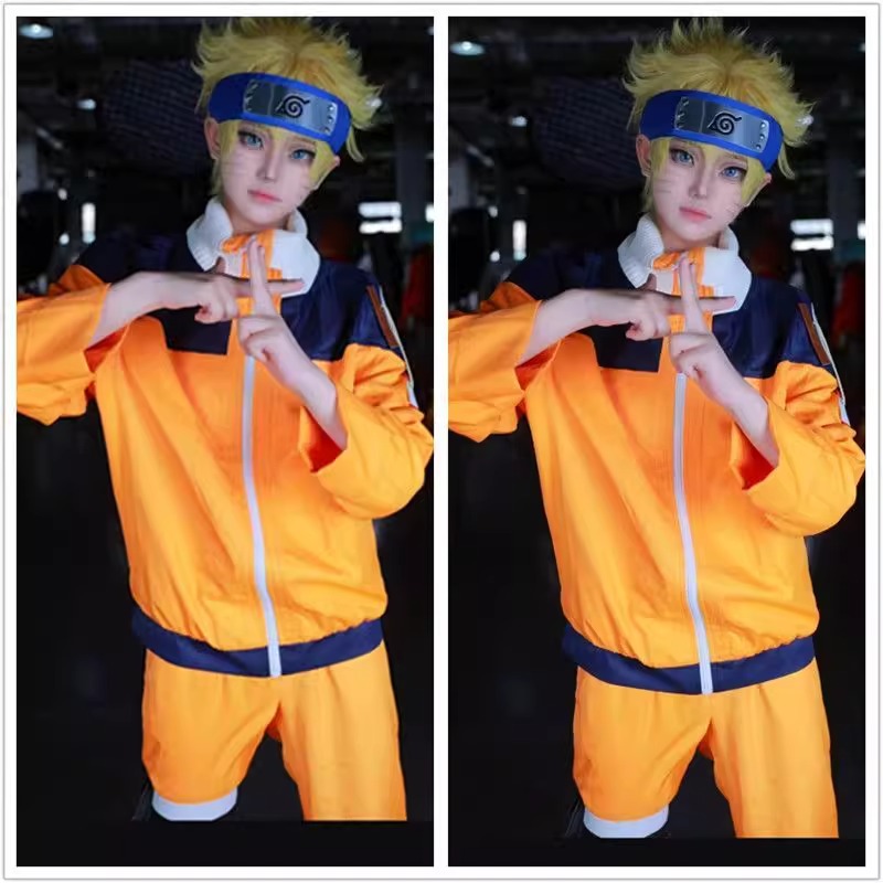 Uzumaki Cosplay Costume Orange - Anime Cosplay Naruto review and price
