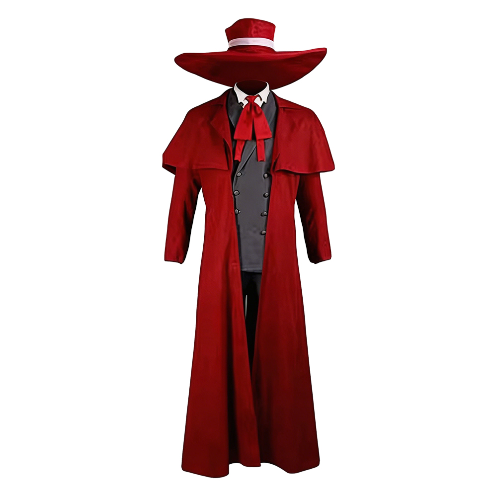 Alucard Cosplay Uniform Costum - Anime Cosplay Outfits Male review and price