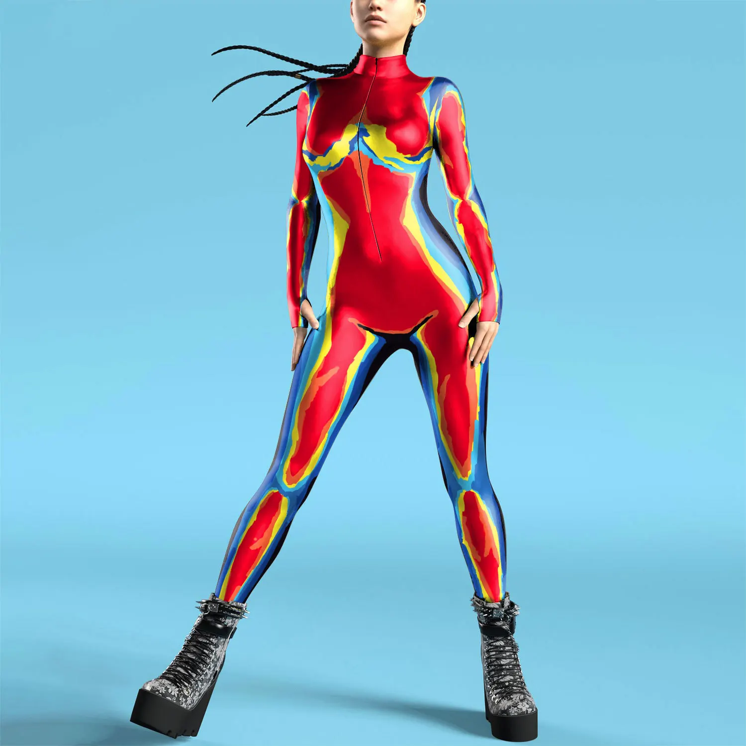 Women 3D Print Zentai Bodysuit - Anime Cosplay Images review and price