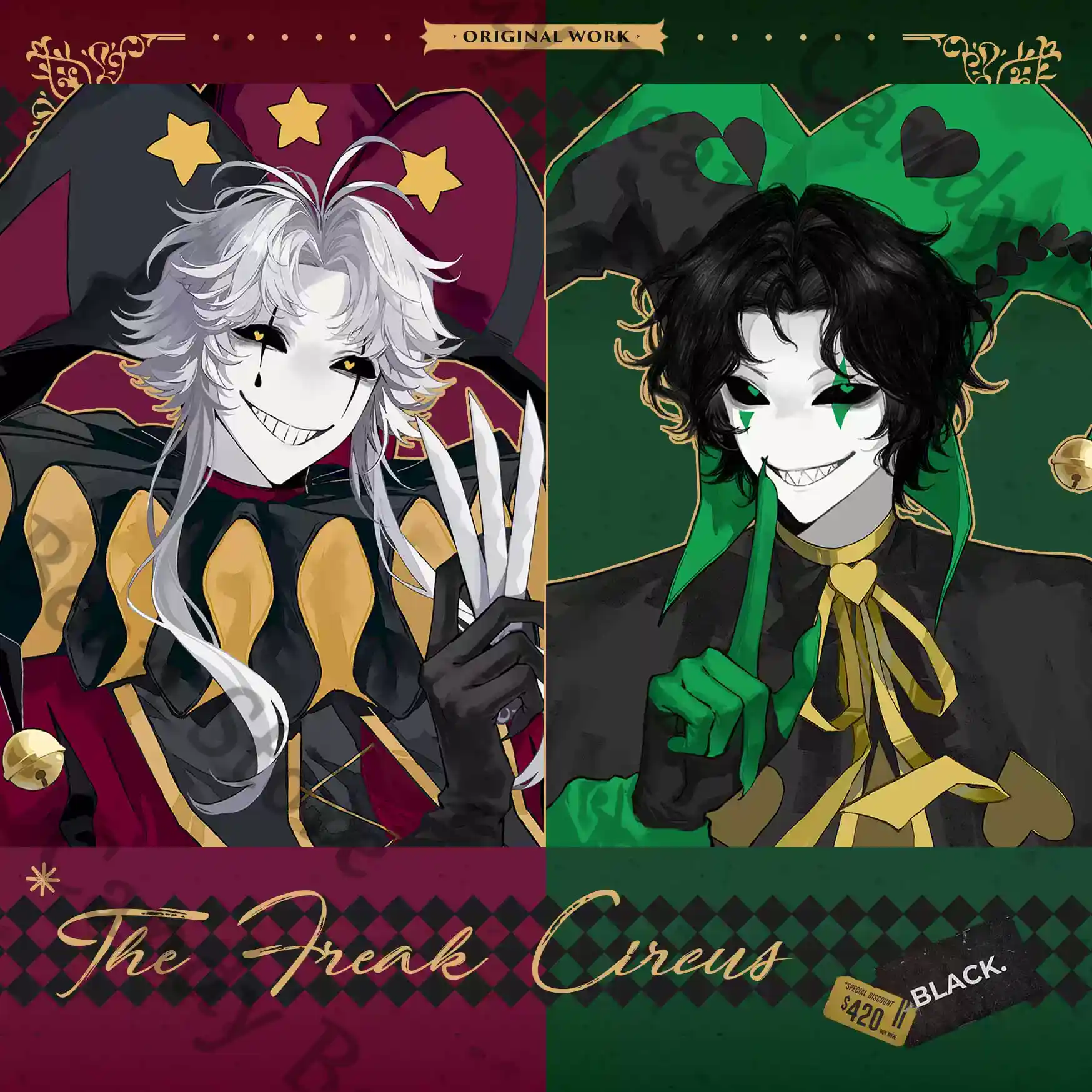 Anime ‌The Freak Circus Pierro - Anime Cosplay Images review and price