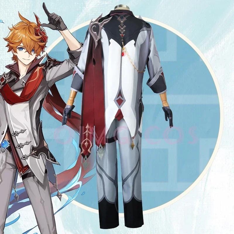 Genshin Impact Tartaglia Cospl - Anime Cosplay For Halloween review and price