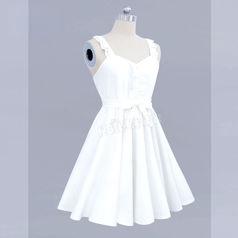 2025 new White Dress Bow Hair  - Anime Cosplay Live review and price