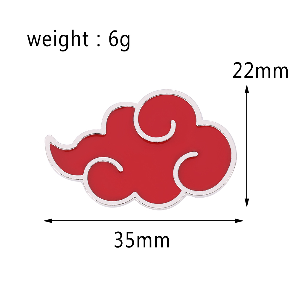 Naruto Akatsuki Brooch Pin Kon - Anime Cosplay Naruto review and price