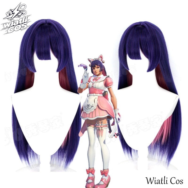 Overrwatch 2 Cosplay OW Kiriko - Cosplay Anime Pink Hair review and price