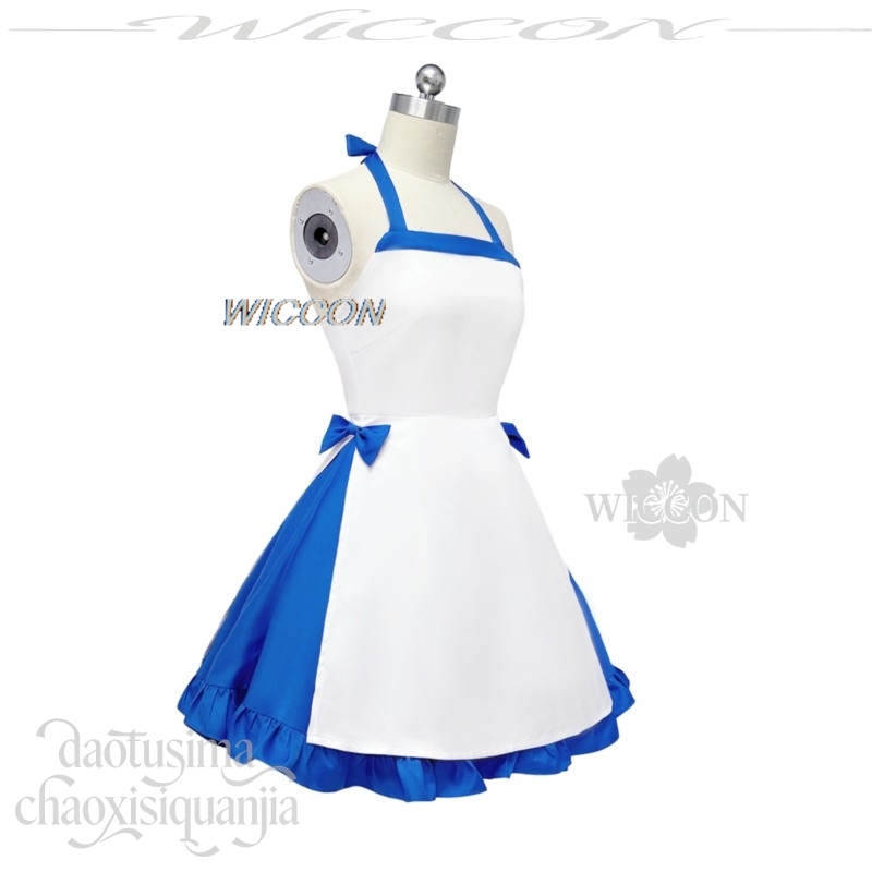 Ushirono Natsu Costume Blue Wh - Zenos Anime Cosplay review and price