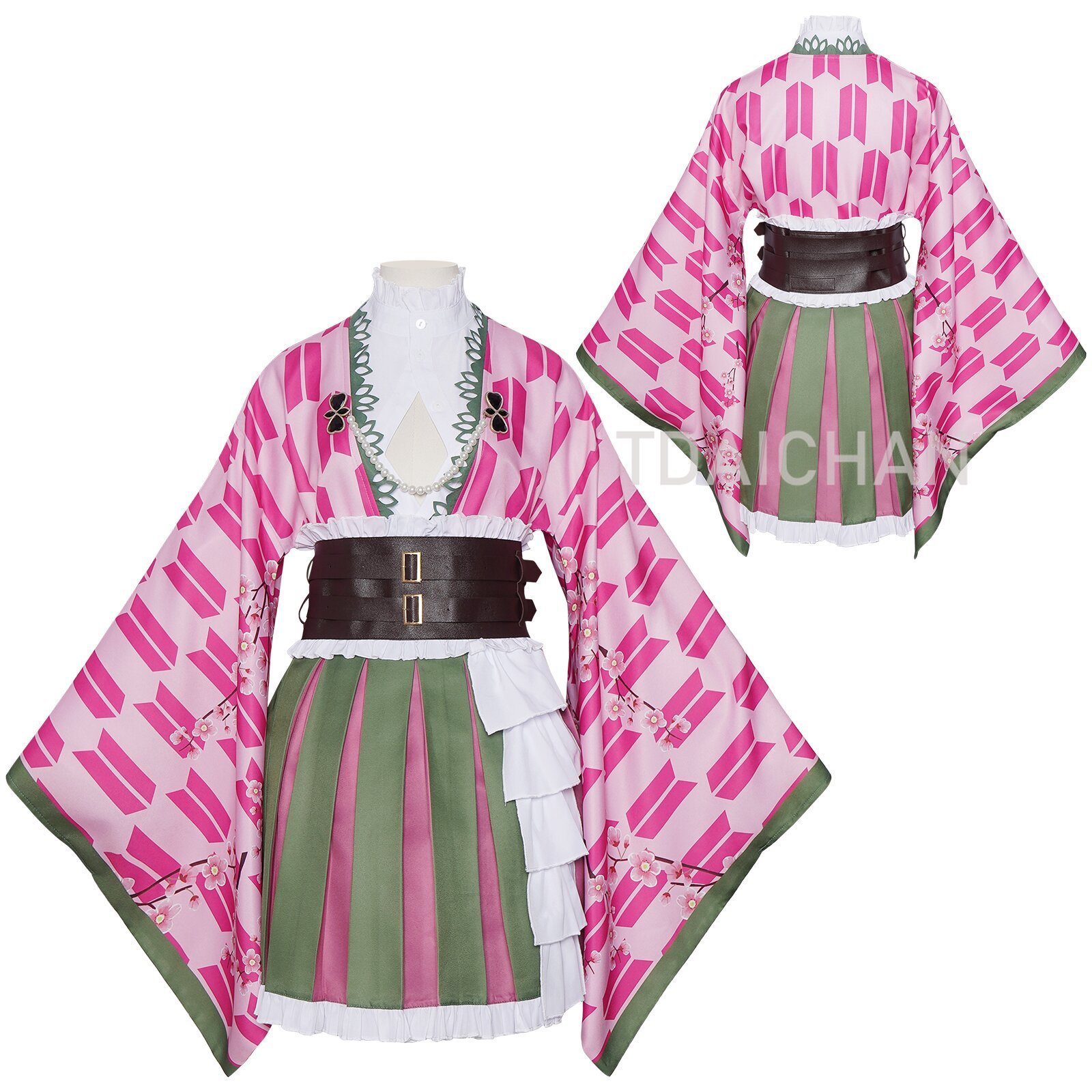 Anime Kanroji Mitsuri Cosplay  - Cosplay Anime Pink Hair review and price