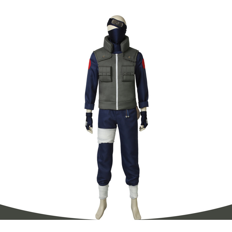 Kakashi Cosplay Costume Full S - Anime Cosplay Naruto review and price