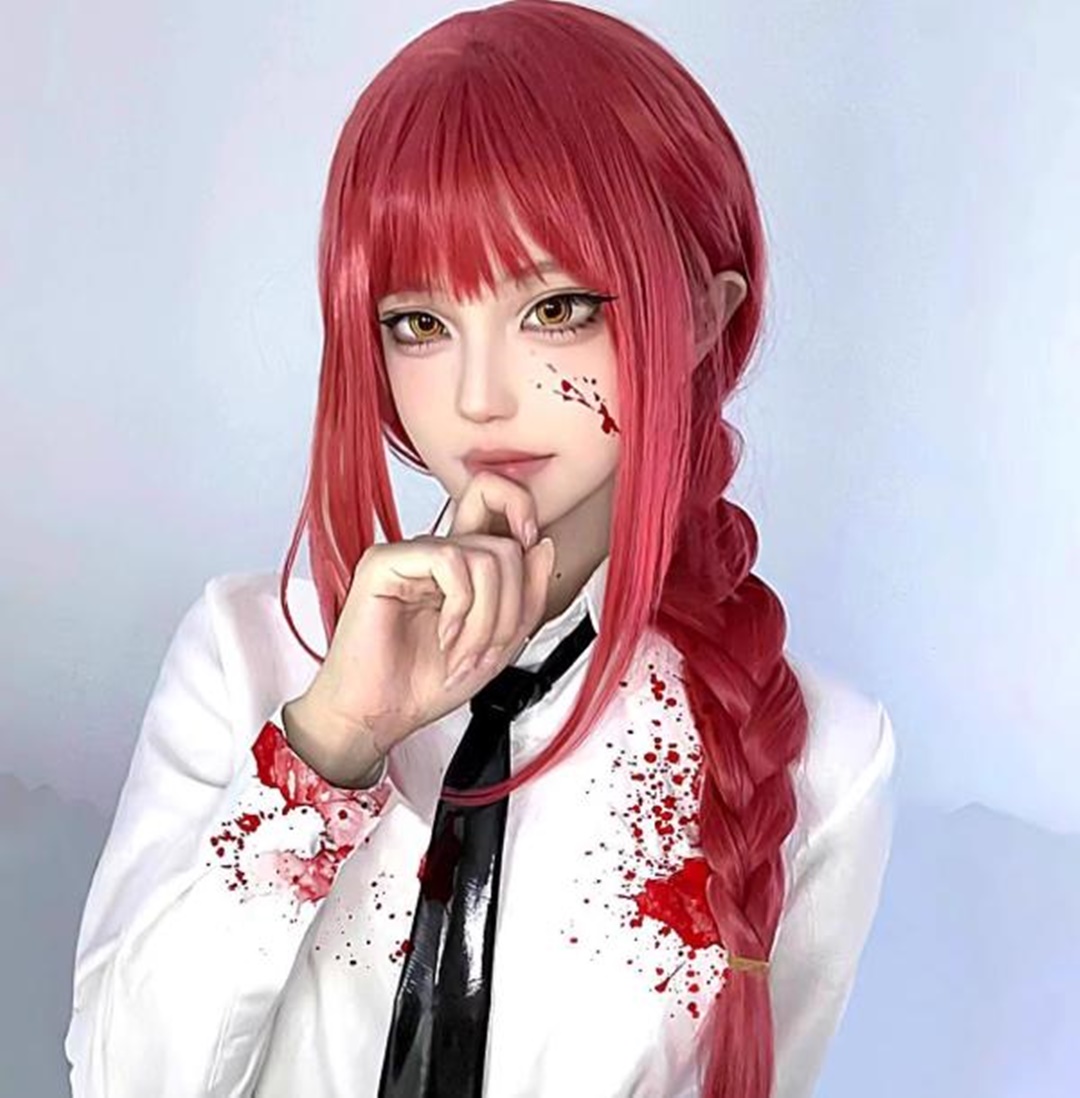 Makima Wig Cosplay Women  Anim - Anime Cosplay Makima review and price