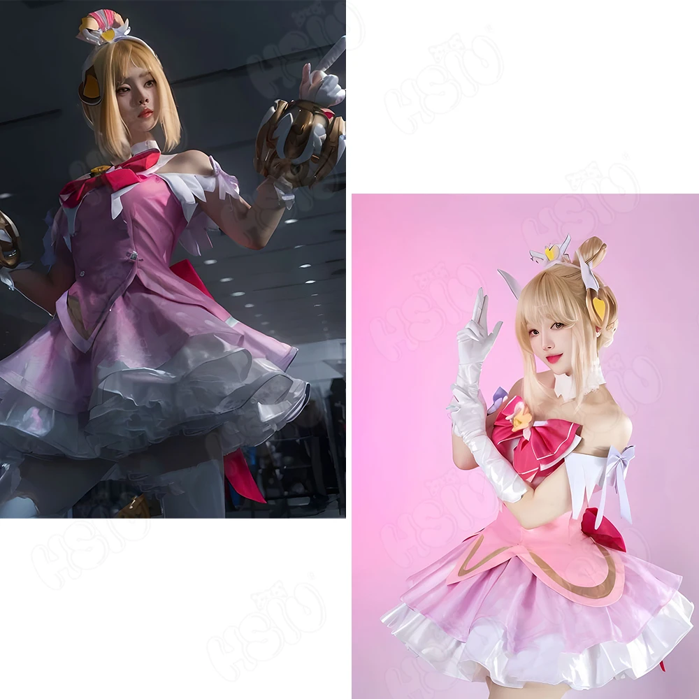 Juno Cosplay Costume Wig HSIU  - Cosplay Anime Pink Hair review and price
